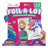 Funcils Foil Craft Kit: Unicorn & Princess Sticker Activity