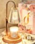 Funistree Candle Warmer Lamp with Timer & Dimmer, Height Adjustable Candle Warmer with 2 Bulbs, Birthday Gifts for Women Mum, New Home Gifts, Dimmable Candle Heater Lamp for Yankee Candles