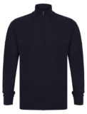 Funnel Neck Zip Through Knitted Cardigan with Code (3 Colours available, S-XXL)