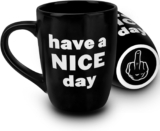 Funny Gifts for Men,330ml Ceramic Coffee Cup, Funny Secret Santa Gifts for Men Him Friends, Christmas Presents for Couple on Birthday Anniversary