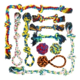 Fur & Bone 10 Pcs All-Breed Indestructible Dog Rope Toys