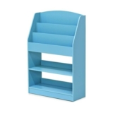 Furinno LOVA 5-Tier Bookshelf with Open Shelves, Light Blue