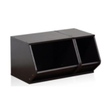 Furinno Lova Stacking Storage 2-in-1 Espresso