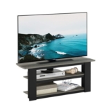 Furinno Parsons TV Stand, for 50 Inch TVs, Oak Grey