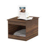 Furinno Peli Top Opening Litter Box Enclosure, Columbia Walnut
