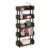 Furinno TURN-N-TUBE 4-Tier Display Shelf, Walnut