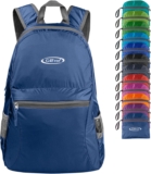 G4Free 20L Foldable Backpack Lightweight, Small Waterproof Backpacks Rucksack for Women Men, Nylon Daypack for Walking Hiking Travelling