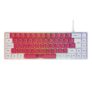 GAMIAC TKL69G SF 65% USB RGB Mechanical Gaming Keyboard Kailh Blue – White/Red (UK)
