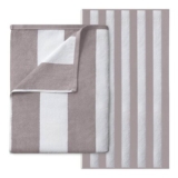 GAVENO CAVAILIA Microfiber Sand-Free Beach Towel 100×200 Cm Light Grey