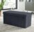 GC GAVENO CAVAILIA Ottoman Storage Box Chest With Lid 76X35X35cm Charcoal. Sold & dispatched by Victoria Home Living
