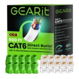 GEARit RJ45 Cat-6 Patch Cable DIY Bulk Kit, 500 Ft