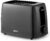 GEEPAS 2-Slice Bread Toaster 6 Browning Level Thin Bread Slice 650W Black