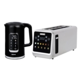 GEEPAS 5-in-1 Digital Toaster & Kettle Set with Keep Warm