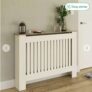 GFW Longslow Medium Radiator Cover – White & Oak