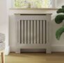 GFW Longslow Small Radiator Cover – Grey & Oak Free C&C