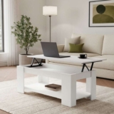 GFW white lifting coffee table – Free c&c