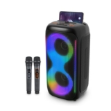 GKD40 Karaoke Machine with Bluetooth PA & 2 Wireless Mics