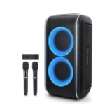 GKD62 Karaoke Machine, 40W Bluetooth Speaker with 2 Mics