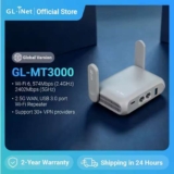 GL.iNet GL-MT3000 Beryl AX Wi-Fi 6 Wireless Travel Gigabit Router ( WiFi 6 /802.11a/b/g/n/ac/ax )w/codeGL-iNet Overseas Store(UK Despatch)