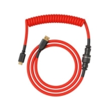 GLORIOUS Gaming Coiled Keyboard Cable USB-a to USB-C Crimson Red