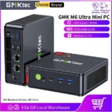 GMKtec M6 Ultra Mini PC AMD Ryzen5 7640HS Desktop Computer 16GB RAM 512GB PCIe3.0 SSD sold by GMKtec Direct