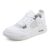 GOGOUP Kids Trainers Breathable Lightweight Running Shoes White UK 11