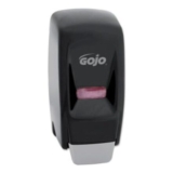 GOJO 800 Series Bag-in-Box Lotion Soap Push-Style Dispenser, Black (9033-12)