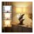 GOOGO Tree Bookshelf with Light and Charging Station, 3-Shelf Brown