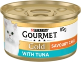 GOURMET Gold Savoury Cake Tuna Wet Cat Food 85g (Pack of 12)