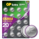 GP CR2032 3V Lithium Coin Cell Batteries Pack of 20, DL2032 ECR2032 – £7.19 S&S, (Sold by GPBatteries Direct, FBA)