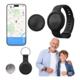 GPS Tracker for Kids, No Monthly Fee, Real-Time, iOS/Android, IP67