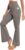 GRECERELLE Wide Leg Trousers for Women Yoga Pants Elasticated High Waist with Side Pockets Opaque Tummy Control Work Running Walking Pants for Ladies