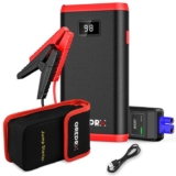 GREPRO 4000A Jump Starter Power Pack, up to 7.0L Gas, 5.0L Diesel Carry Bag, Emergency Roadside, LCD Display- Sold by GREPRO / FBA
