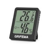 GRIFEMA GA2902B Small Digital Indoor Hygrometer Thermometer ( New Customer) free delivery over £15 Haul Global