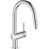 GROHE Minta Kitchen Sink Pull-Out Dual Spray Mixer Tap – Chrome, 31862000