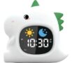 GROOV-E Cutties LED Night Light with Sleep Training Alarm – Dinosaur (Free C & C)