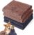 GSrenyu 4 Pack Super Absorbent Dog Towel, Microfiber Dog Drying Towels Soft Quick Dry Pet Towel for Puppies, Cats and Other Pets Bath, Rain, Travel, 35 x 75 cm