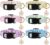 GSrenyu 6 PCS Dog Collars,Quick Release Floral Themed Dog Collar with Safty Buckle Adjustable Puppy Collars for Small Medium Dogs