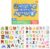 GSrenyu 78 Pcs Magnetic Letters Learning Board for Kids Magnetic Uppercase Lowercase Letters,Fridge Magnets for Word Spelling,Travel Games,Educational Toys 3-6 Year Old