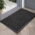 GULLAMBO Door Mats Indoor Absorbent, Non-Slip, Washable Door Mat for Back & Front Door, Patios- Stylish Low Profile, Rubber Backed Dust & Dirt Trapping Doormat, Barrier Mat (Anthracite, 40cm x 60cm)
