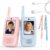 GUYUCOM Video Walkie Talkies for Kids, Ideal Toys Gifts for 3, 4, 5, 6, 7, 8 Year Old Boys & Girls, for Children, Stocking Fillers, with Camera and Five Sound Effects Options