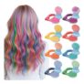 GWAWG 8-Color Hair Chalks for Girls, Washable, UV Glow