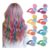 GWAWG 8-Color Hair Chalks for Girls, Washable, UV Glow