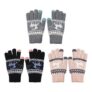 GWAWG Winter Reindeer Touchscreen Gloves, 3 Pairs for Women