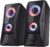 GXTrust Javv PC Speakers 2.0 with RGB Lights, 12W (6W RMS), Black 3.5 mm Jack, Metal Grille, USB Powered, Compact, Stereo
