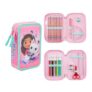 Gabbys Dollhouse Pencil Case with Stationery Set