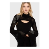 Gaia Adorned Knit Bolero