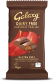 Galaxy Dairy Free Chocolate Bar Praline Dairy Free, Vegan, Plant-Based, Smooth & Creamy, Gluten Free, Milk Alternative, Suitable for Vegans, Lactose Free, Vegan Snack, Single Pack 1 x 100g