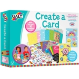 Galt Create a Card Craft Kit for Kids, Activity Set for Children Age 6 Plus – Decorate, Make & Send 10 Handmade Cards