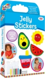 Galt Jelly Stickers – Kids Sticker Craft Kit, Childrens Make Their Own with Unique Designs, Fun Templates, 6 Colours and Cute Wiggly Eyes, Arts and Crafts for Girls and Boys, Ages 5 Years